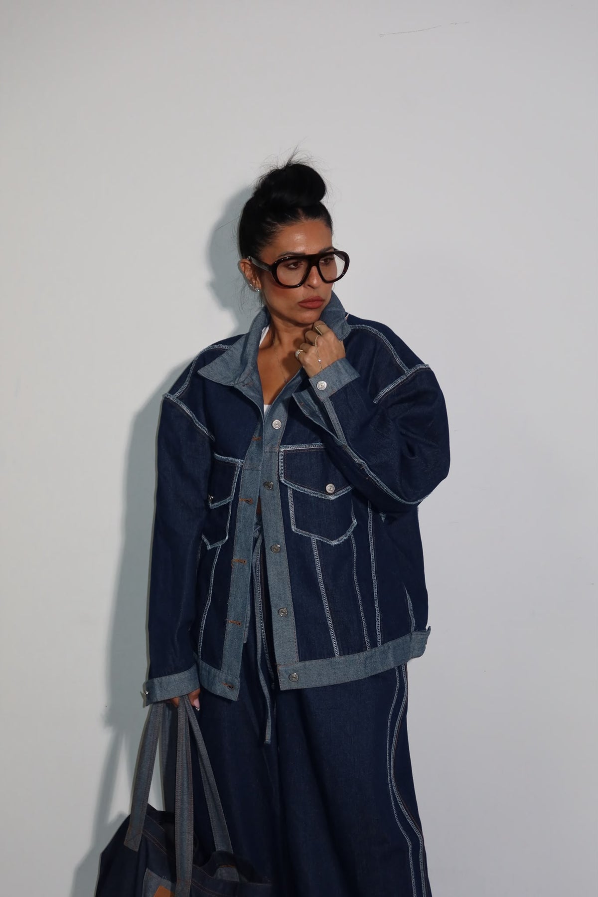 ג'קט ג'ינס עם כיסים דגם גאיה – MAISON KODESH