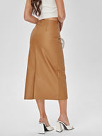 Farley חצאית מקסי דמוי עור