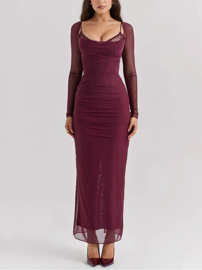 Randall שמלת מקסי אלגנטית