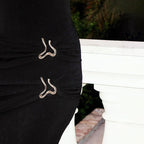 Kimberly שמלת מקסי צמודה עם קפלים