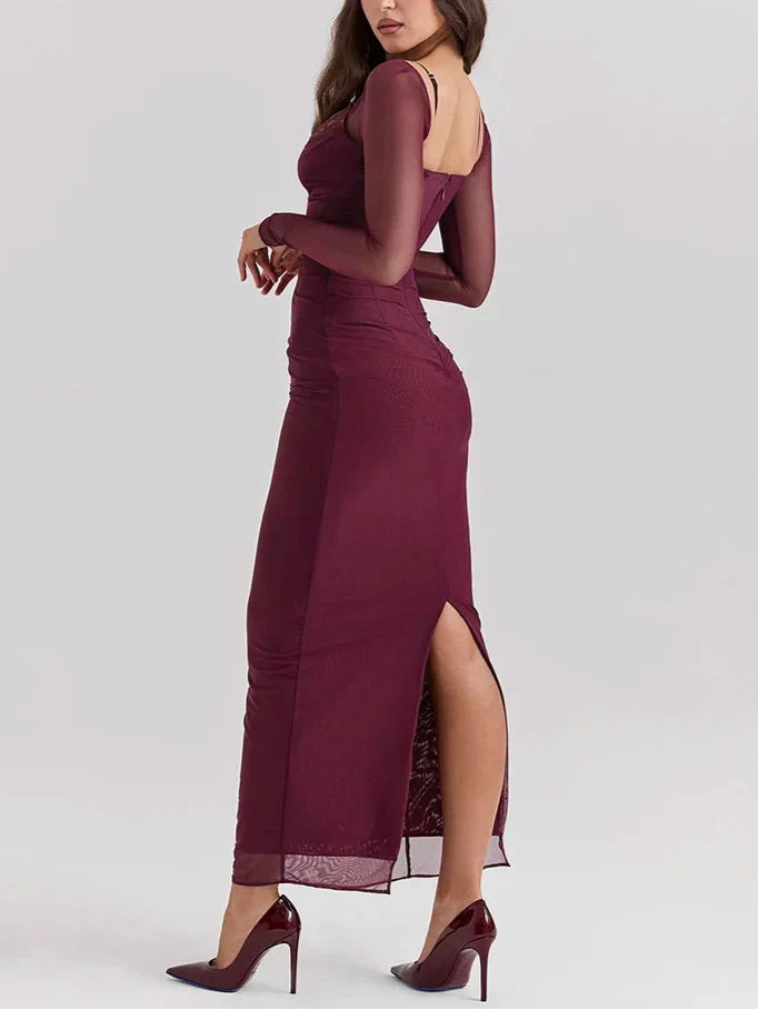 Randall שמלת מקסי אלגנטית